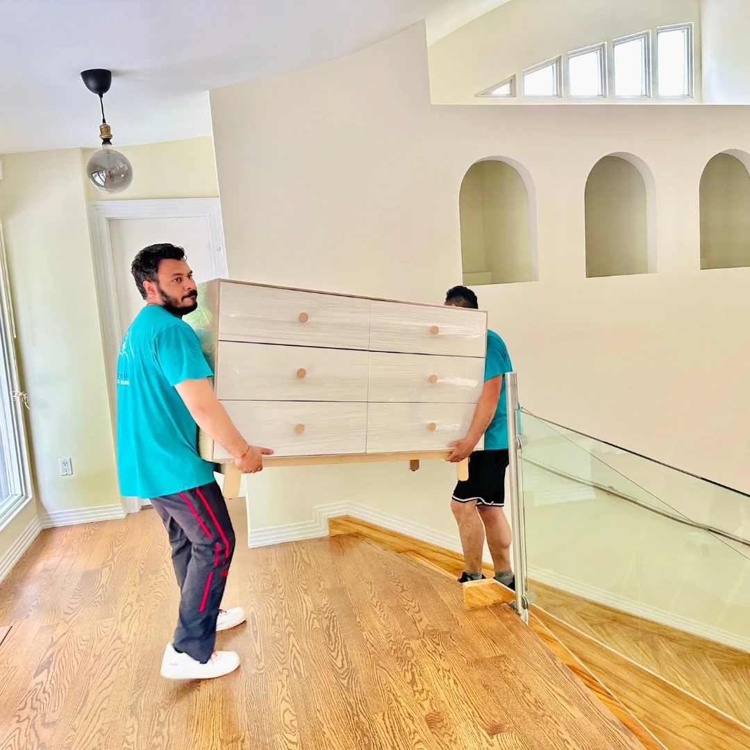 Toronto in-home rearrangement service — moving furniture inside home