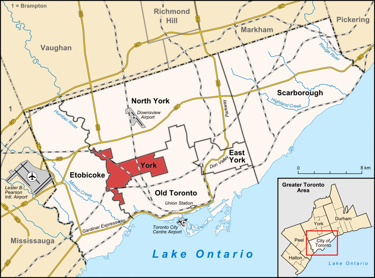 York Map